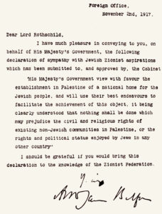 Balfour Declaration